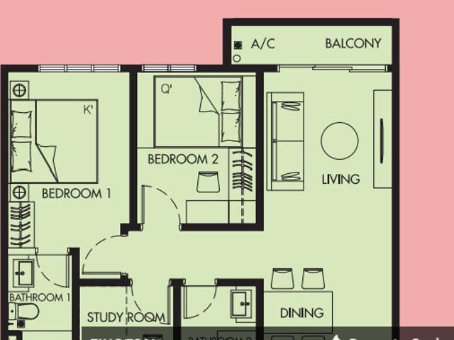 Serviced Residence for rent in Country Heights Damansara, Kuala Lumpur