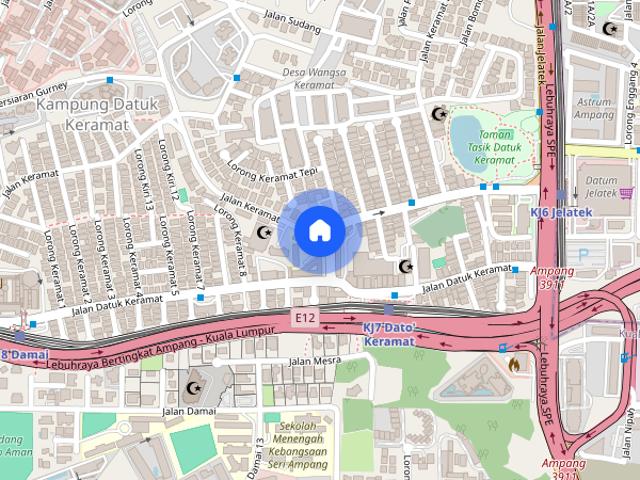 Apartment for rent in Kampung Datuk Keramat, Kuala Lumpur