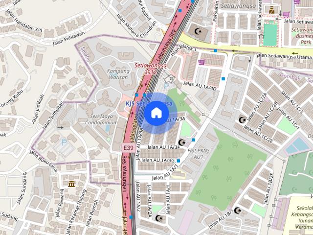 Apartment for rent in AU1, Majlis Perbandaran Ampang Jaya