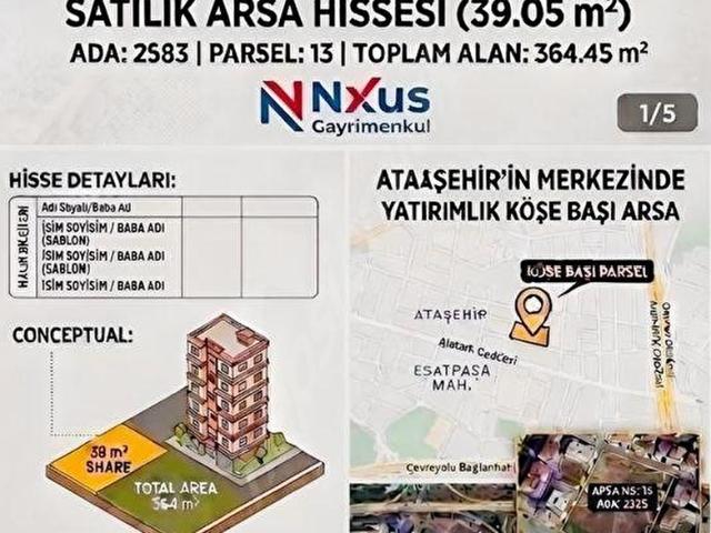 Ataşehir, İstanbul içerisinde satılık Arsa