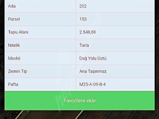 Atabey, Isparta içerisinde satılık Arsa