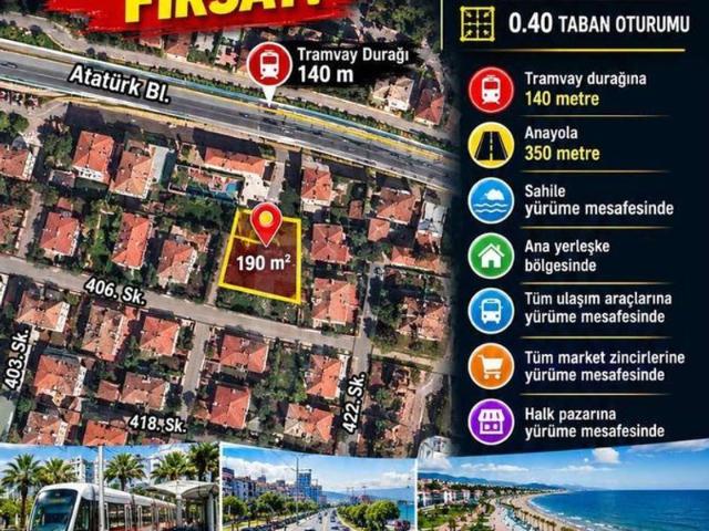 Esenevler Mahallesi, Atakum içerisinde satılık Arsa