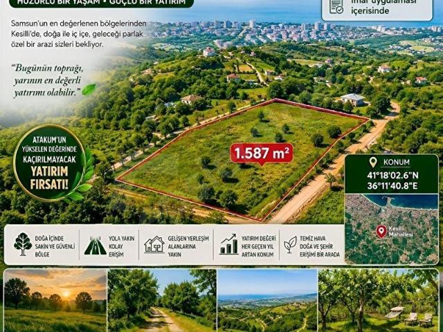 Atakum, Samsun içerisinde satılık Arsa