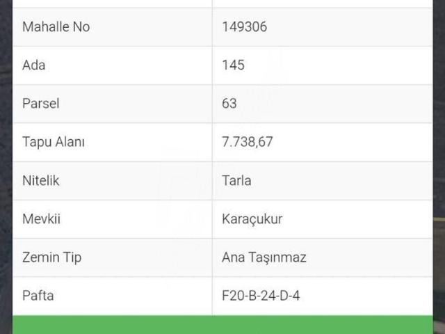 Akalan Mahallesi, Çatalca içerisinde satılık Arsa