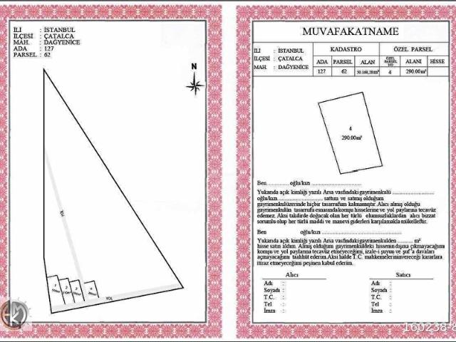 Çatalca, İstanbul içerisinde satılık Arsa