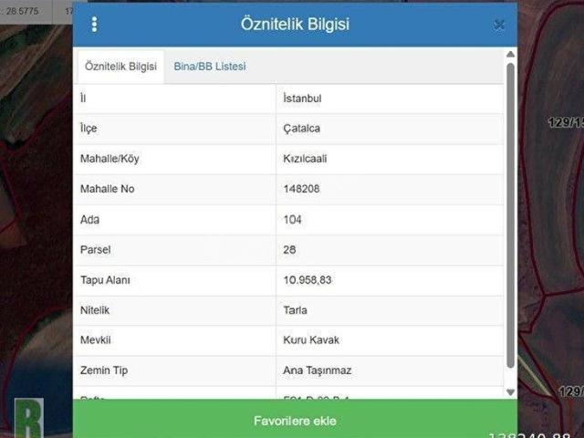 Çatalca, İstanbul içerisinde satılık Arsa
