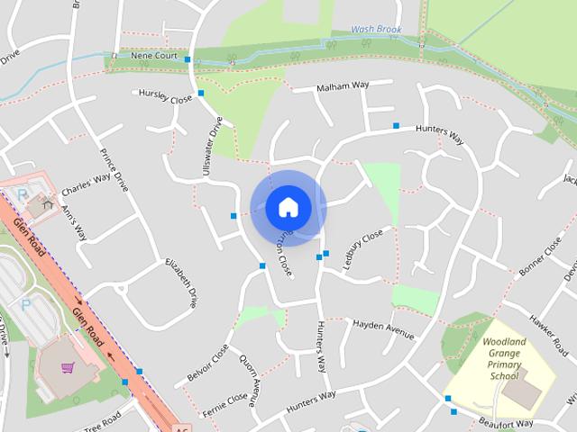 House for rent in Oadby, Leicestershire