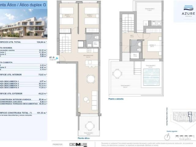 Ático en venta en Pueblo Blanco, la Marina Alta