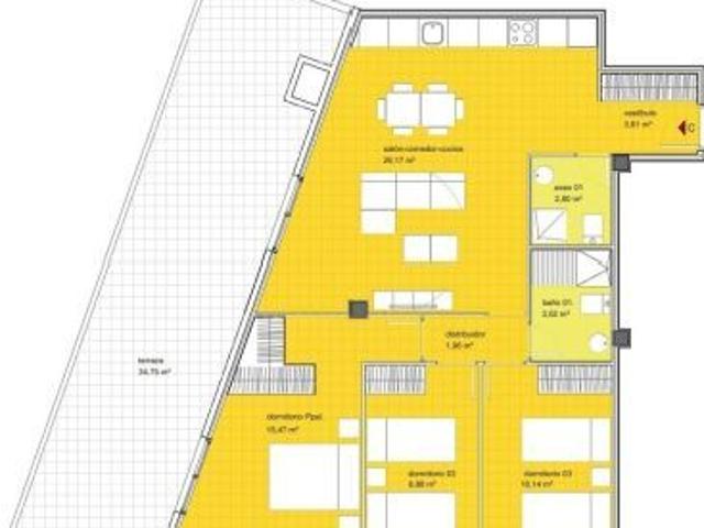 Piso en venta en Ciudad Real, Castilla-La Mancha