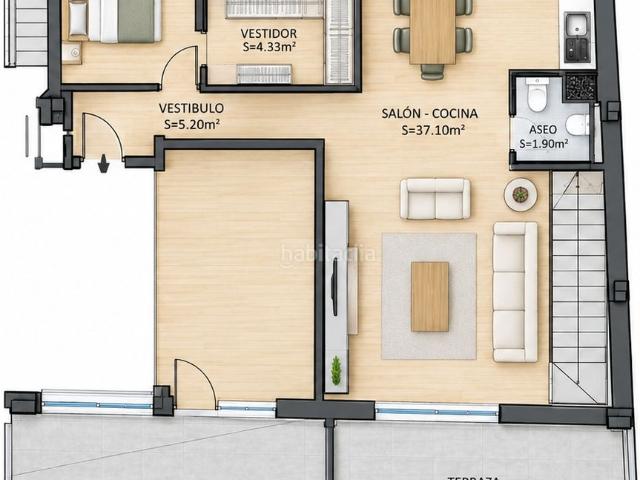 Ático en venta en Distrito 1, Albacete