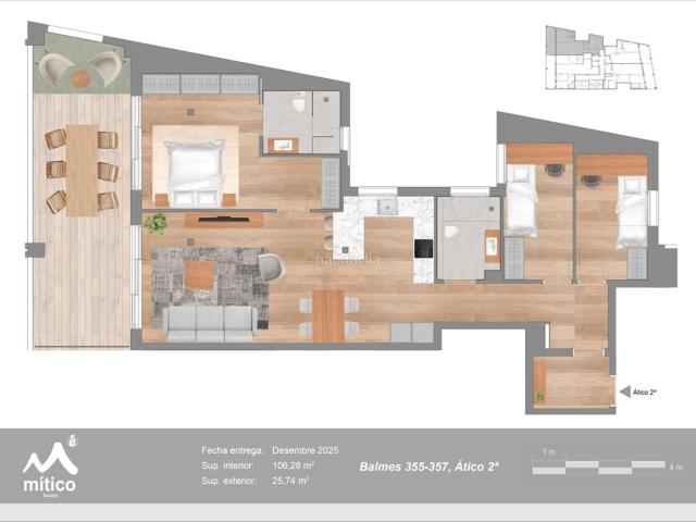 Ático en venta en Sarrià - Sant Gervasi, Barcelonès