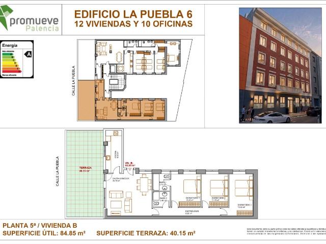 Ático en venta en Centro, Palencia