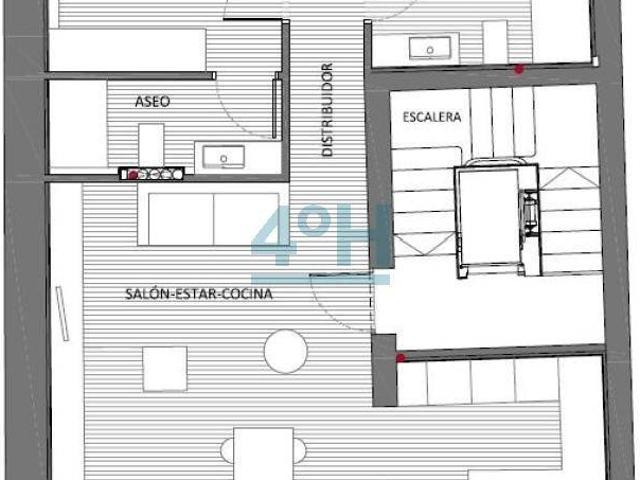 Ático en venta en Ourense, Casco Vello