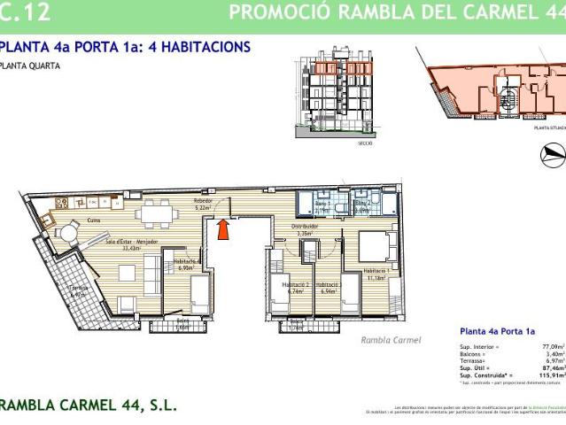 Ático en venta en Eixample, Barcelonès