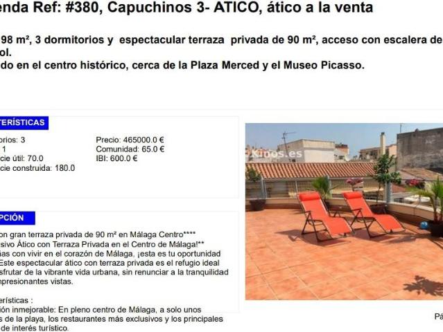 Ático en venta en Málaga-Costa del Sol, Andalucía
