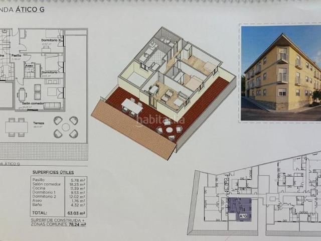 Ático en venta en Horcajo De Santiago, Castilla-La Mancha