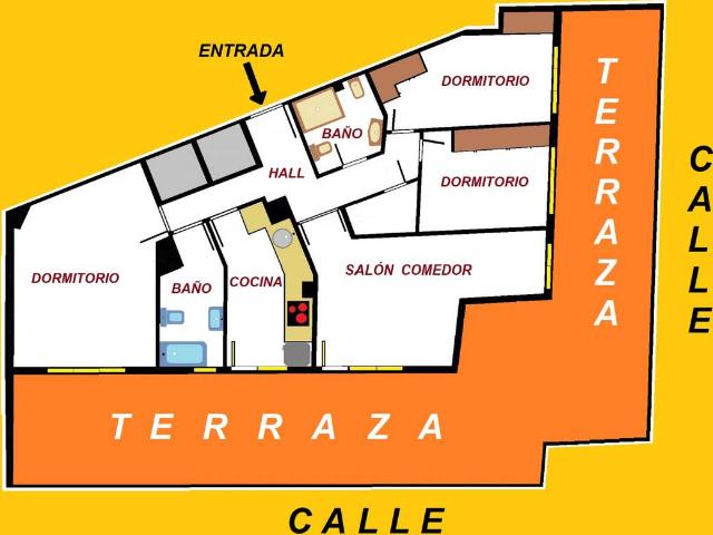 Ático en venta en Centro, Oviedo