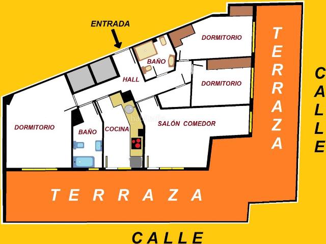 Ático en venta en Centro, Oviedo