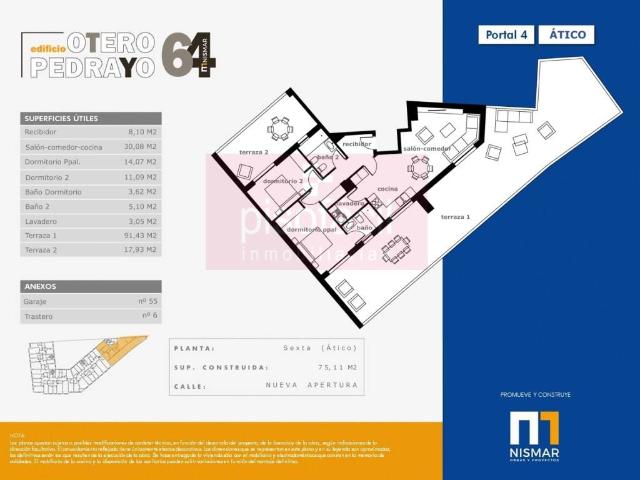 Ático en venta en Lugo