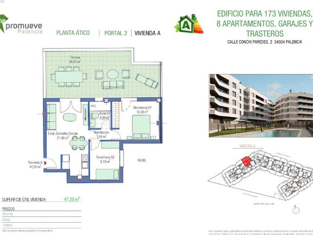 Ático en venta en Palencia, Castilla y León