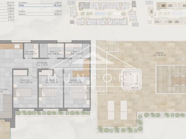 Ático en venta en Torre-Pacheco, Campo de Cartagena y Mar Menor