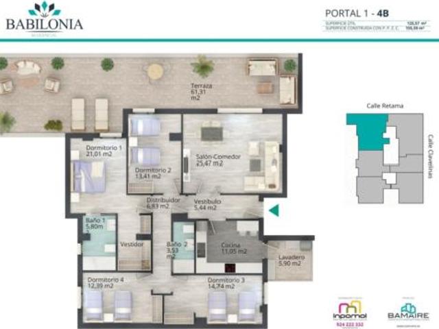 Ático en venta en Valverde - Ciudad Jardín, Tierra de Badajoz