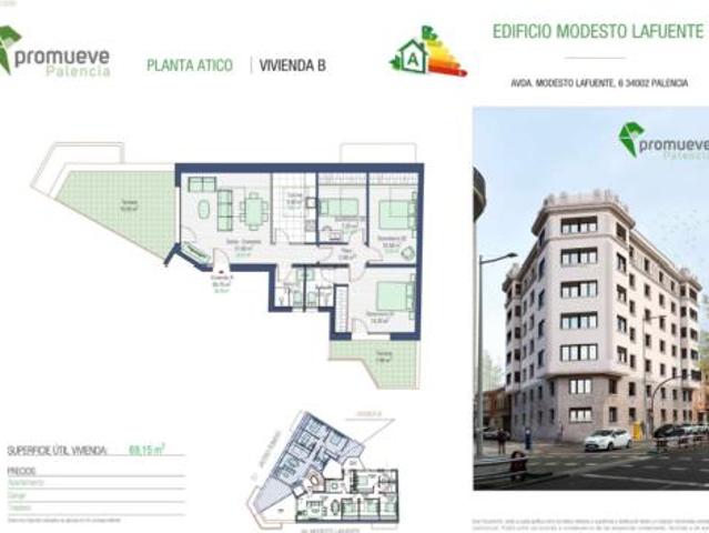 Ático en venta en Campo de la Juventud, Palencia