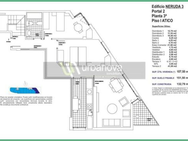 Ático en venta en Villamediana De Iregua, La Rioja