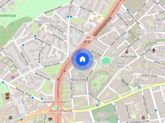 Apartment for rent in Saint George's, Netherthorpe