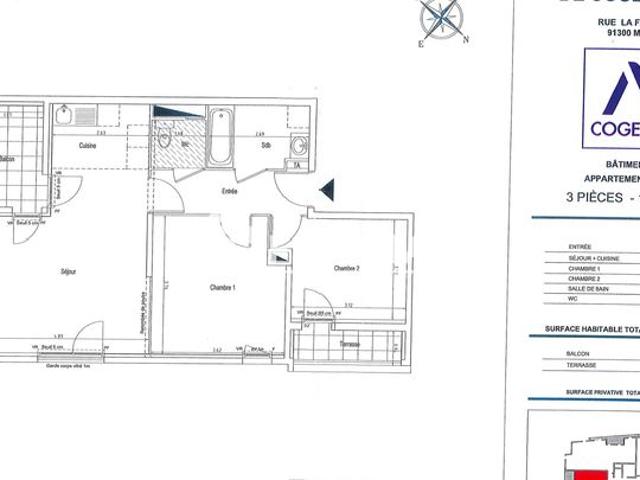 Appartement vente à Dieppe, Massy