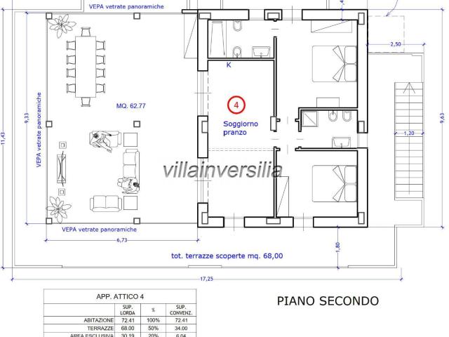 Attico in vendita a Marina di Massa, Marina Di Massa