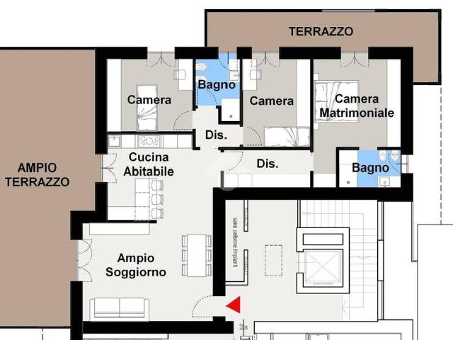 Attico in vendita a Carugate, Lombardia