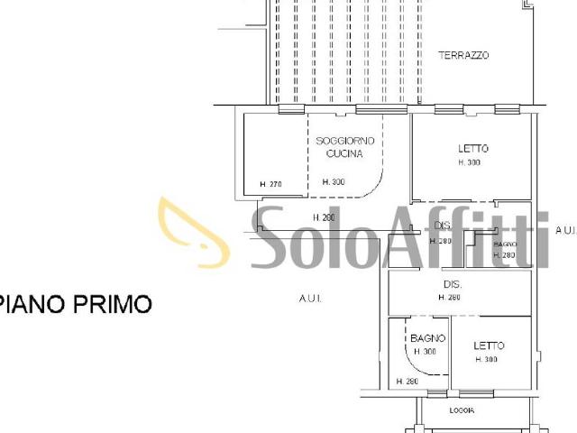 Attico in affitto a Unione di Comuni della Romagna Forlivese, Quattro