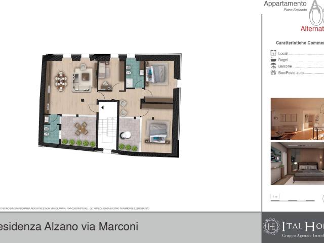 Attico in vendita a Alzano Lombardo, Lombardia