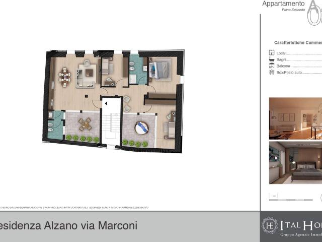Attico in vendita a Alzano Lombardo, Lombardia