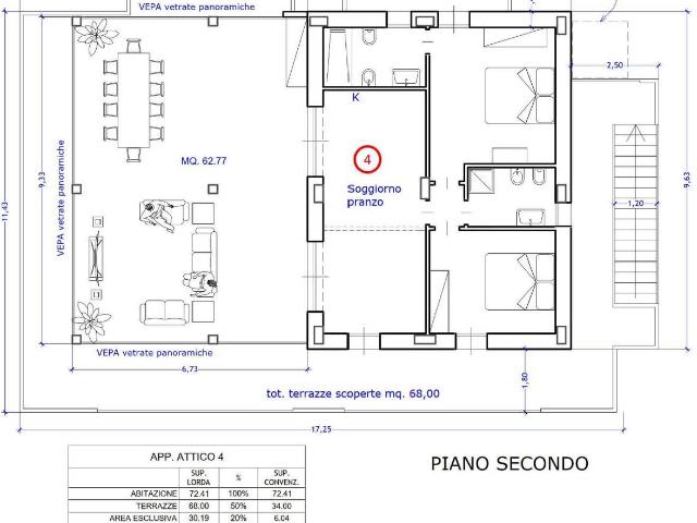 Attico in vendita a Marina di Massa, Marina Di Massa