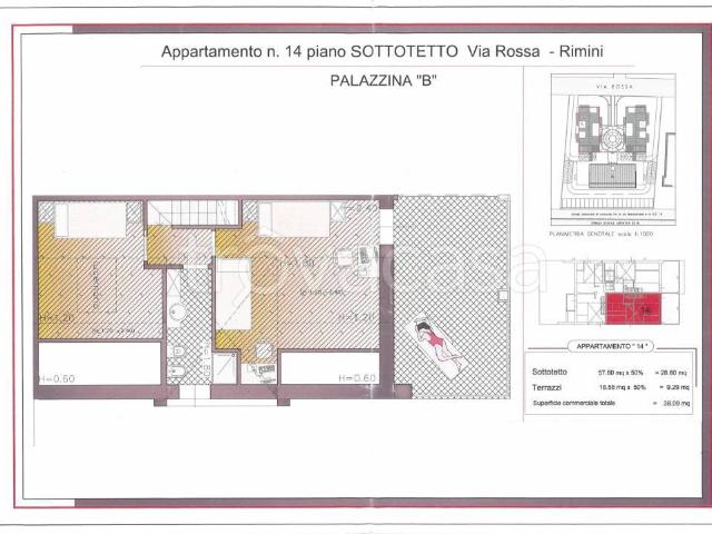 Attico in vendita a Rimini, Reggio Emilia