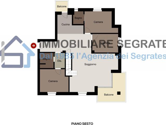 Attico in vendita a Milano 2, Segrate