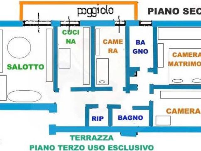 Attico in affitto a Roncaglia, Ponte San Nicolò