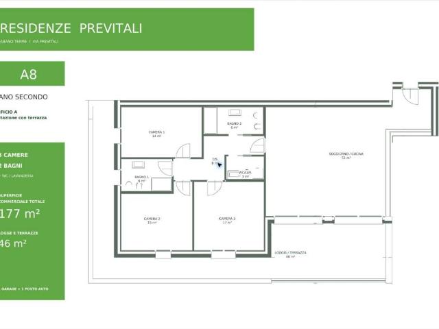 Attico in vendita a Monteortone, Abano Terme