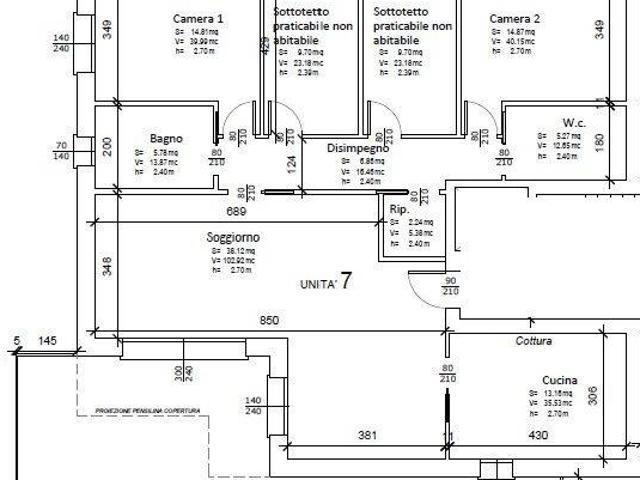 Attico in vendita a San Giacomo, Albignasego