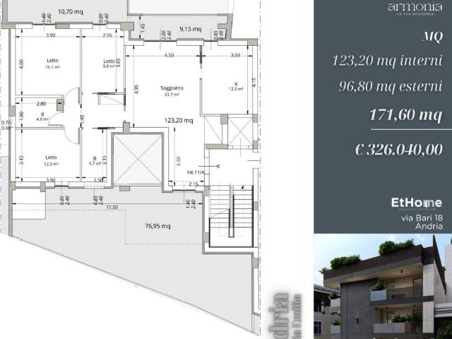 Attico in vendita a San Valentino, Andria