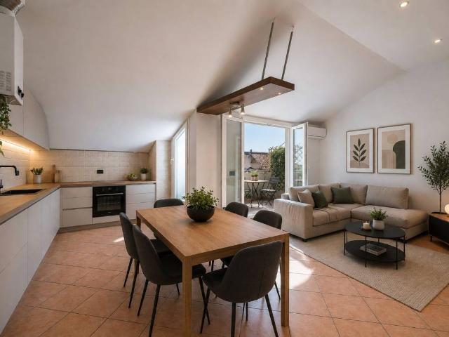 Attico in vendita a Grumello del Piano, Bergamo