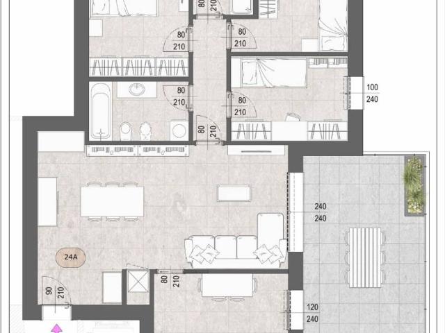 Attico in vendita a San Tomaso de' Calvi, Bergamo