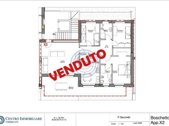 Attico in vendita a Villanova, Bernareggio