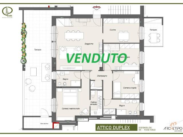 Attico in vendita a Biassono, Lombardia