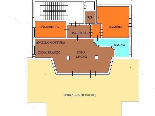 Attico in vendita a Fabbrica, Carrara