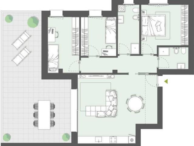 Attico in vendita a Villa Fiorita, Cassina De' Pecchi