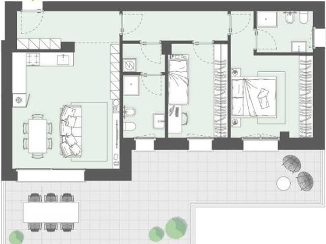 Attico in vendita a Villa Fiorita, Cassina De' Pecchi