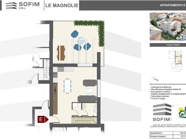 Attico in vendita a Unione di comuni Terre di Castelli, Castelnuovo Rangone